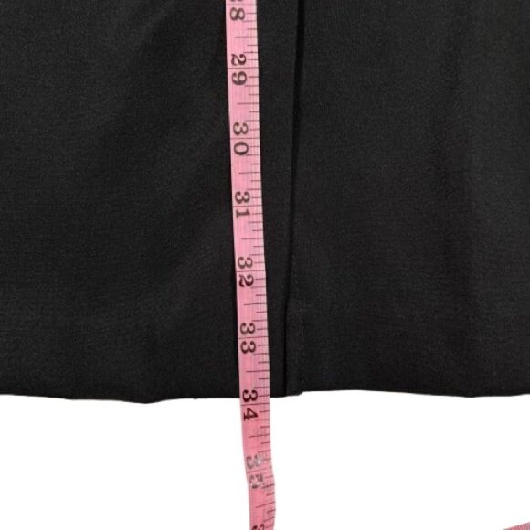 Black Cocktail Dress Size 6 Sleeveless Rhinestone Accents Dressbarn Collections - Picture 8 of 10